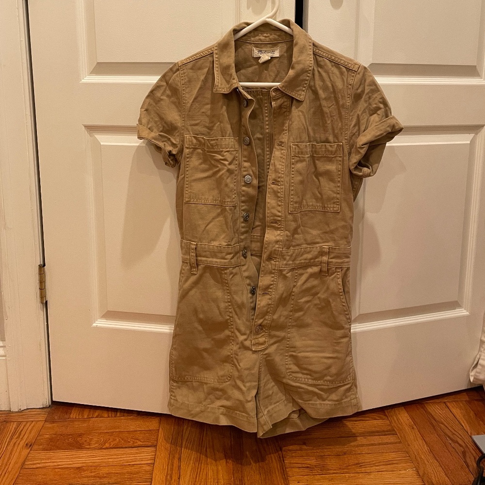 Madewell denim romper